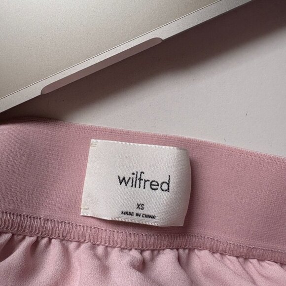 Aritzia Wilfred Twirl Midi Skirt Light Pink Size XS - Picture 10 of 11
